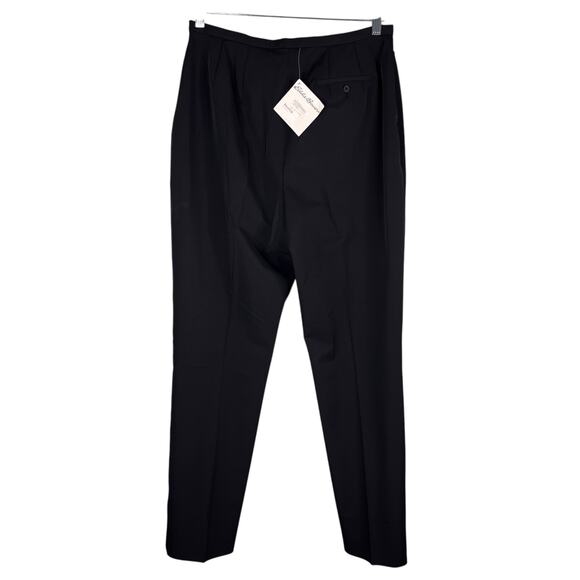 Eddie Bauer Womens Dress Pants Black 14 Tall Stretch Pockets New - Picture 2 of 12